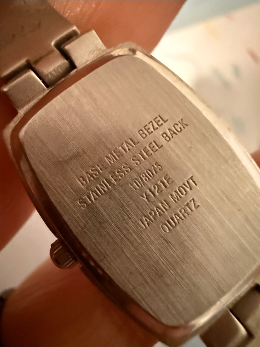 Anne Klein Silver and White Rectangular Bracelet Watch - Picture 2 of 4